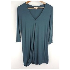 Anthropologie Meadow Rue Dress Teal Size Medium